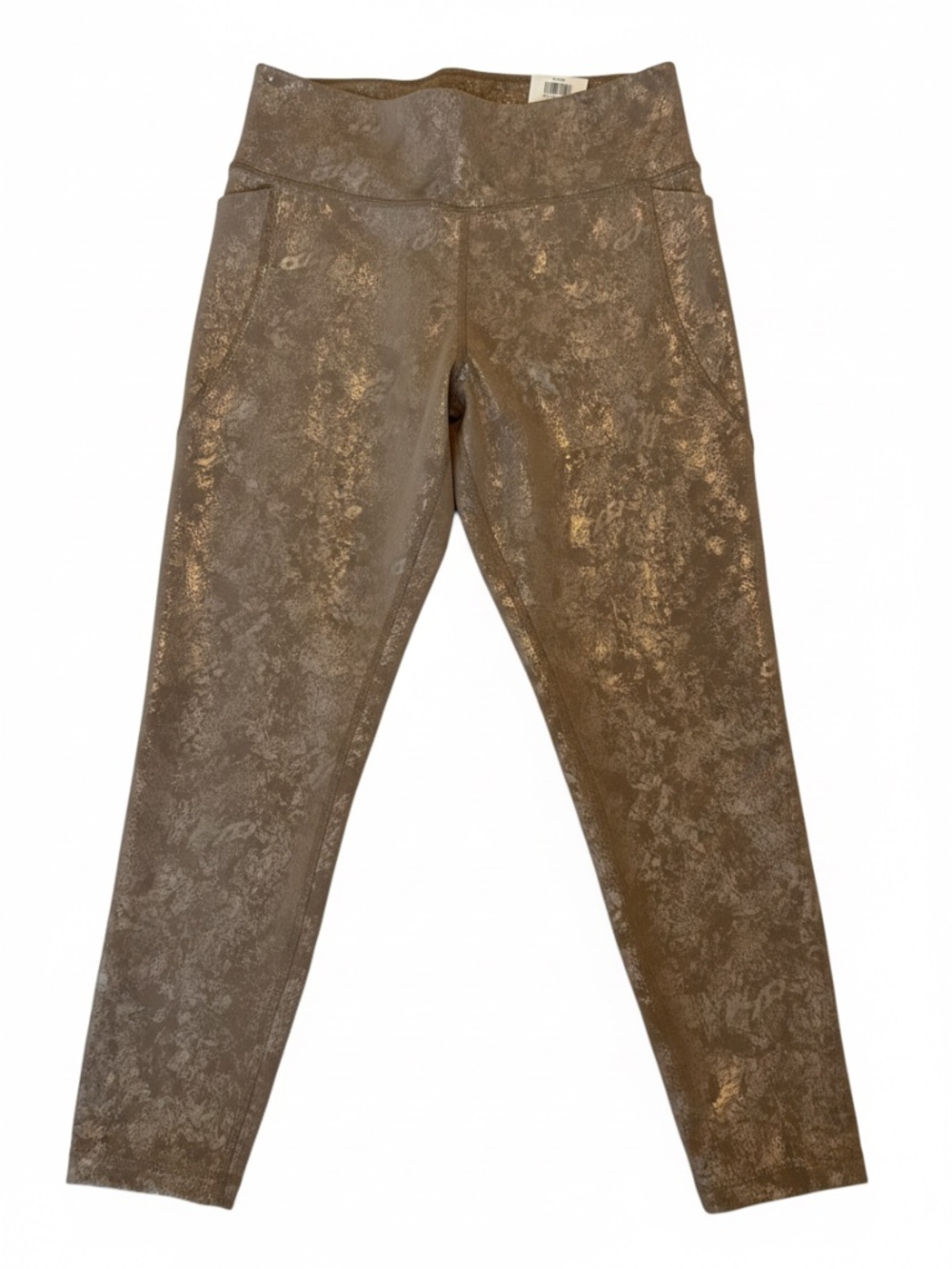 NWT Beige with shimmer ideology leggings